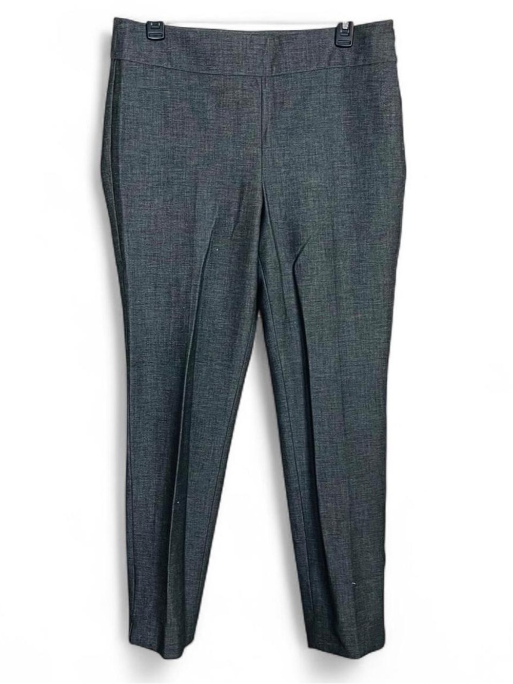 Talbots Women's Size 8 Chatham Ankle Pant Gray Heathered Pants Work Workwear